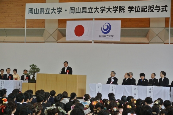 H31.03.22_平成30年度岡山県立大学・大学院学位記授与式②